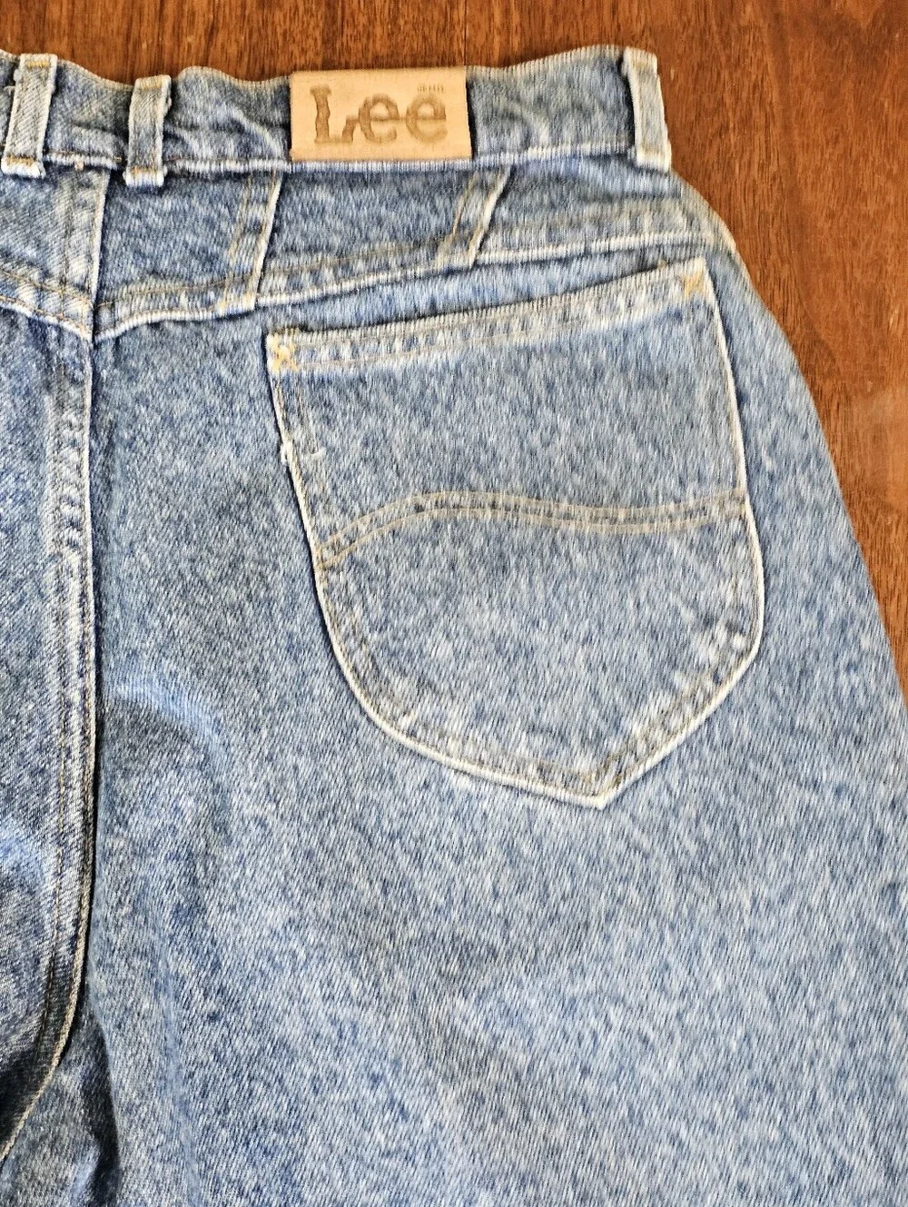 Vintage Lee 305 Relaxed Fit Tapered Mom Jeans High Rise 14 Pet